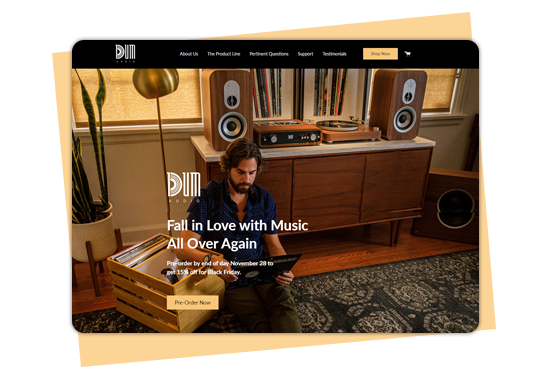 Dumaudio website